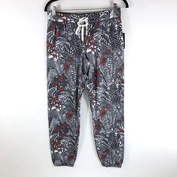 PJ Salvage Boho Batik Banded Pant- Light Denim